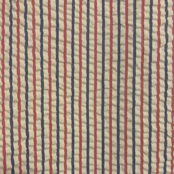 Red, White and Blue Striped Seersucker Dress - Picture 4 of 8